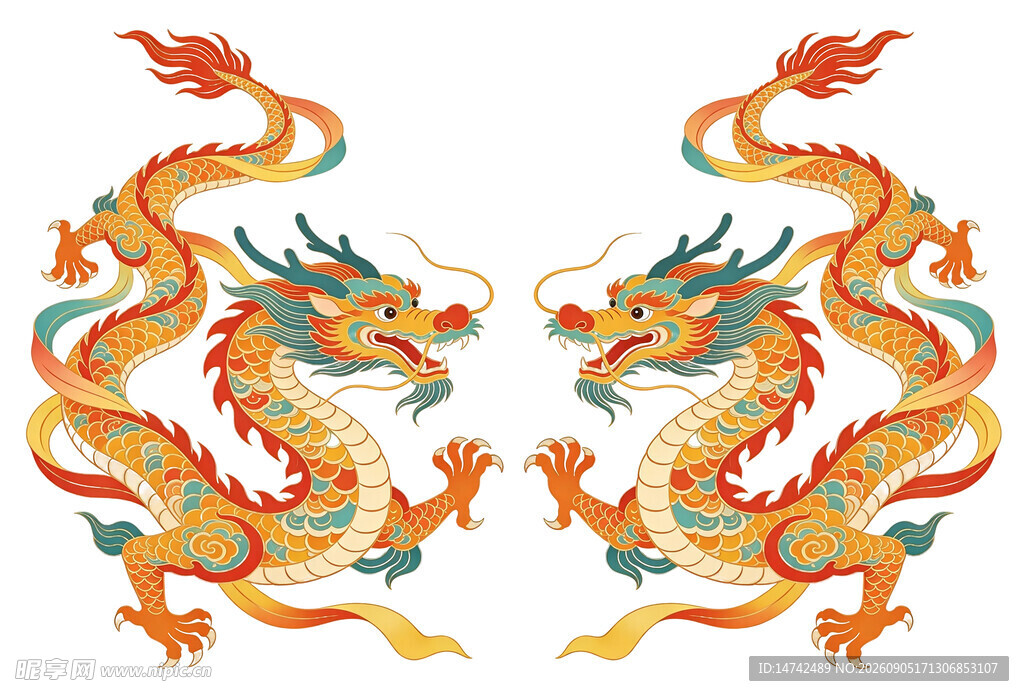 双龙图案