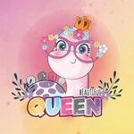 可爱皇冠猫咪女王形象
