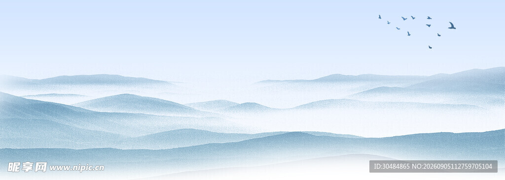简约山水背景图