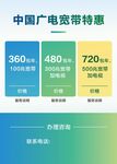 中国广电宽带特惠套餐海报