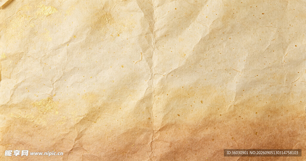 复古褶皱旧纸张纹理