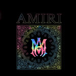  Amiri字母彩色对称花纹
