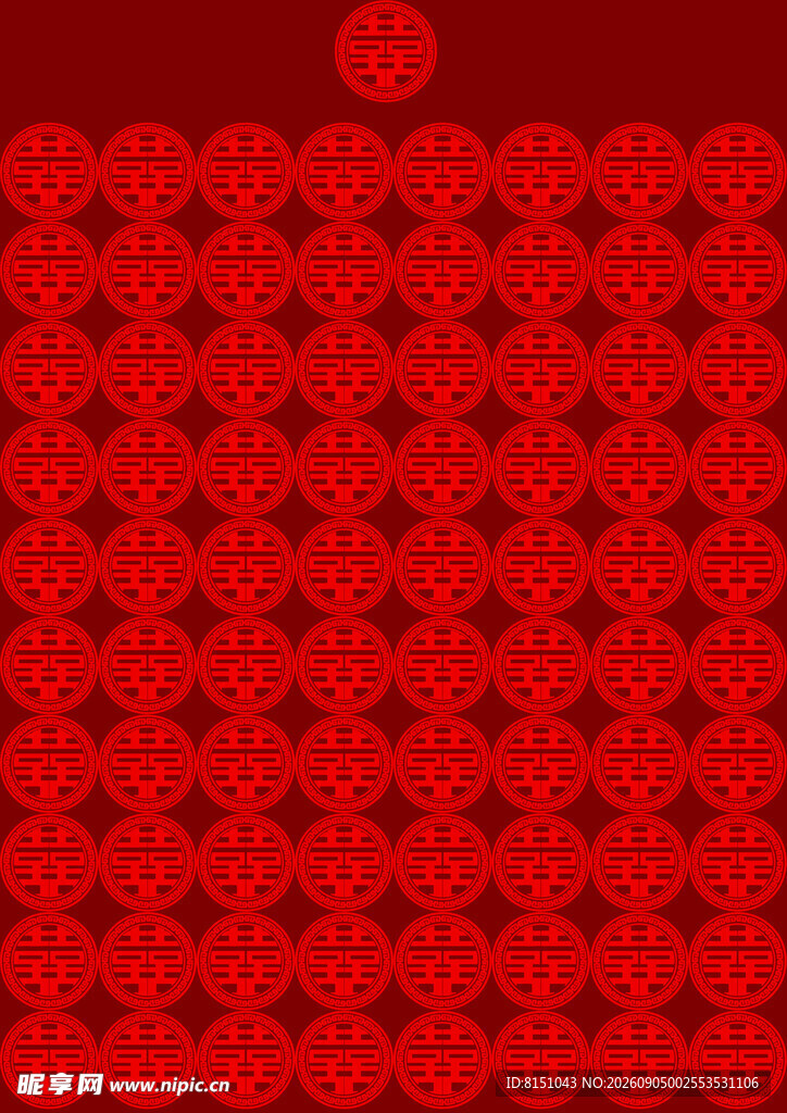 红色几何图案背景纹理