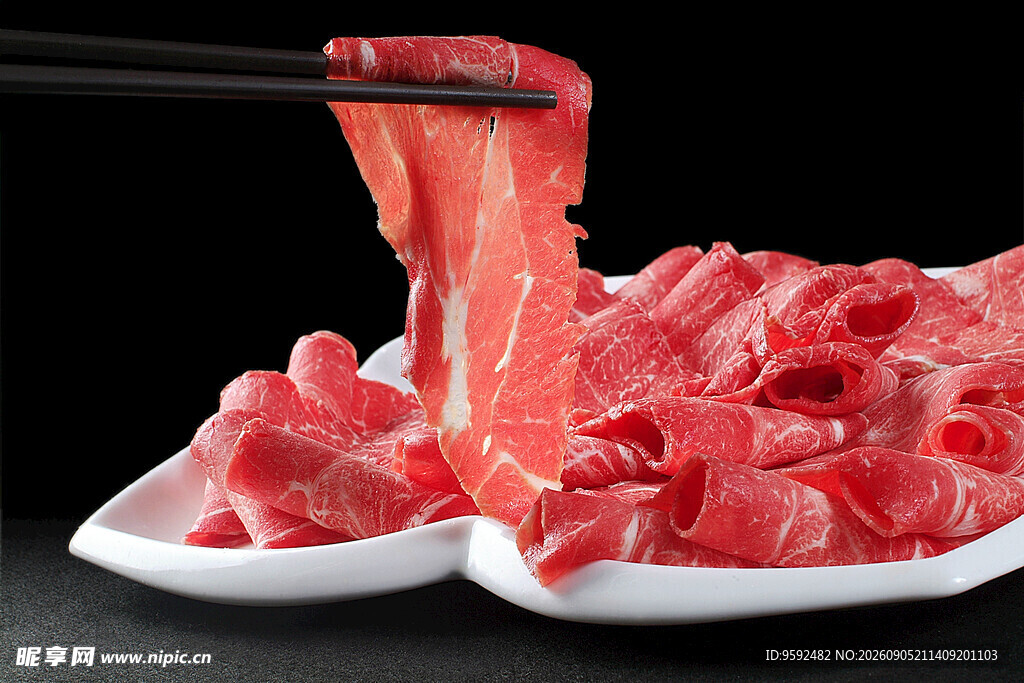 鲜切牛肉肉质鲜嫩欲滴