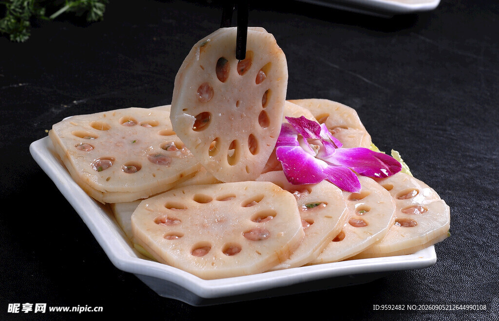 香煎藕饼美味诱人小食