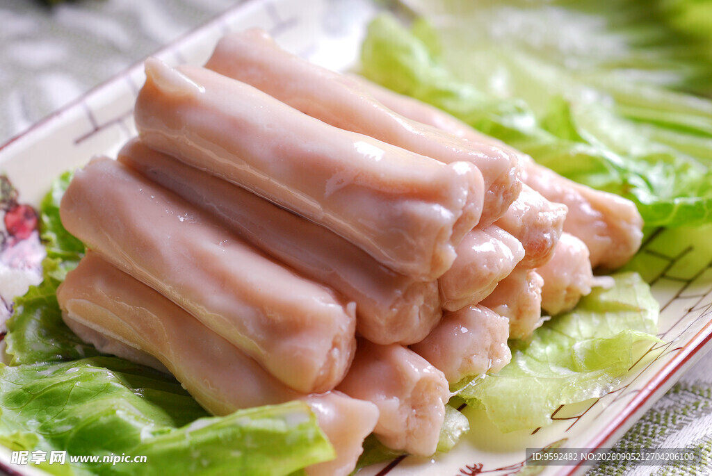 新鲜美味的火腿肠