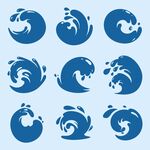 海浪图标合集