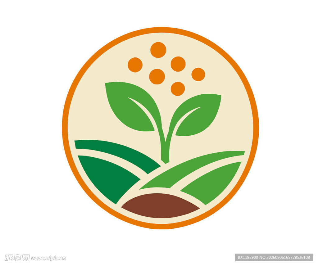 植物生长标志图标