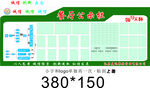 餐厅公示栏