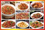 多样美味中式菜肴展示
