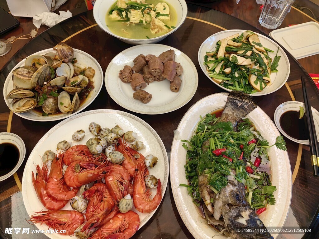 丰盛海鲜家常菜大集合