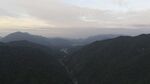 山间暮色风景