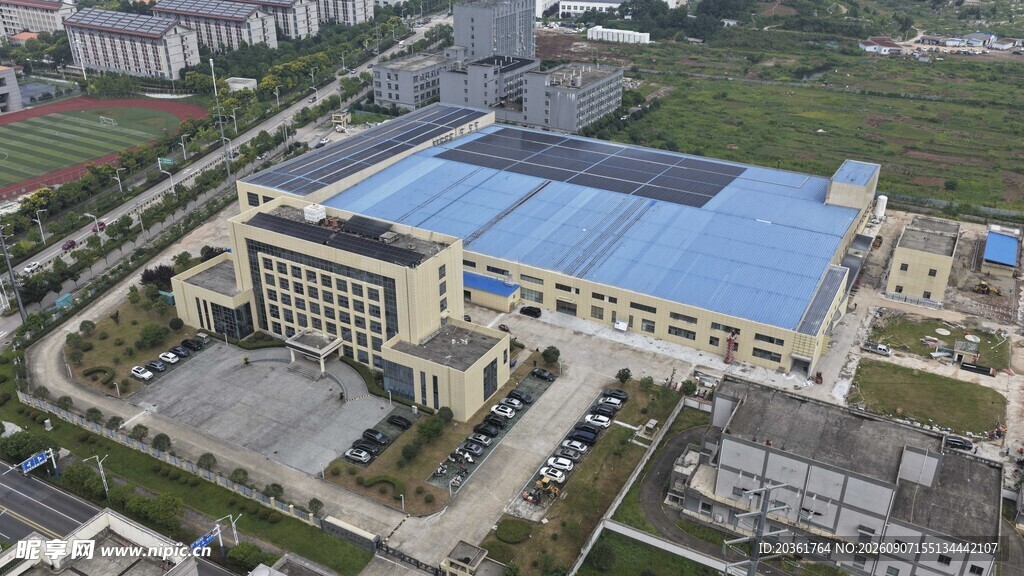 工厂建筑俯瞰图