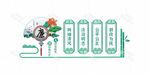 绿色清廉竹叶