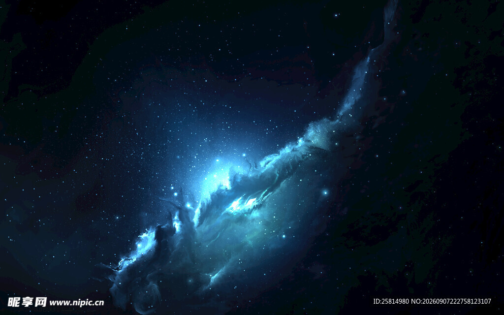 神秘深邃的宇宙星云景象