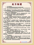 医院处方制度牌展板海报