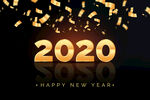 2020新年庆祝主题背景图
