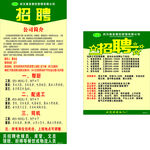 招聘启事海报展示