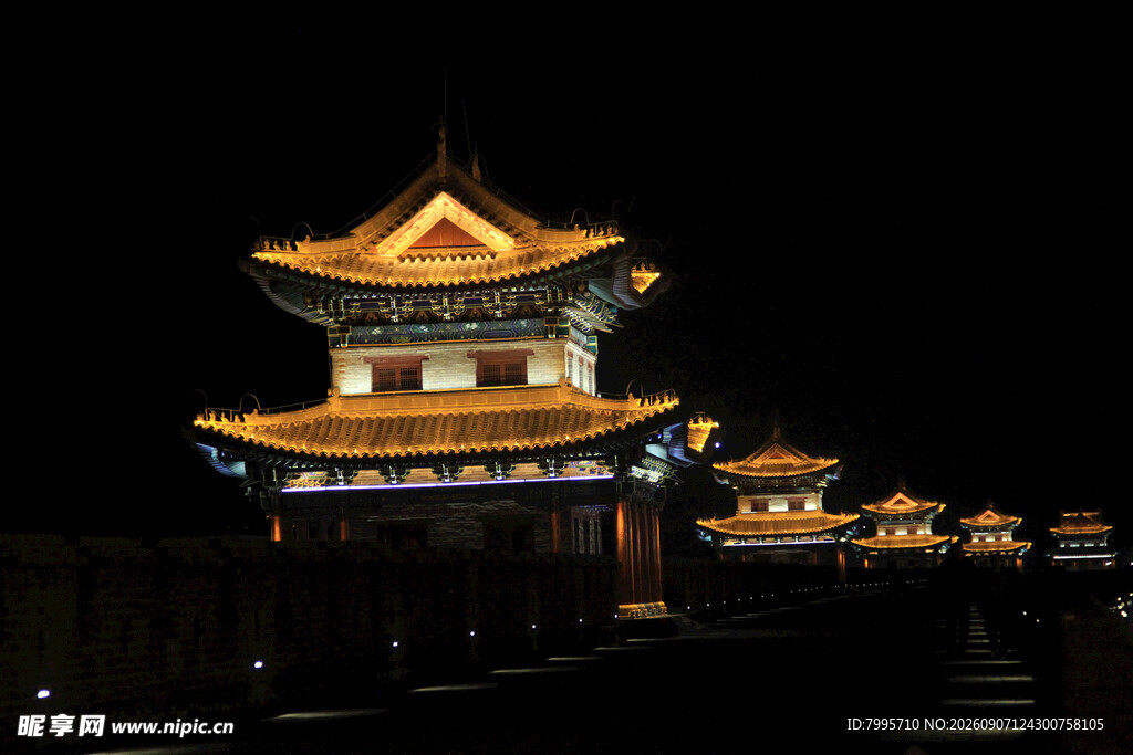 忻州古城夜晚
