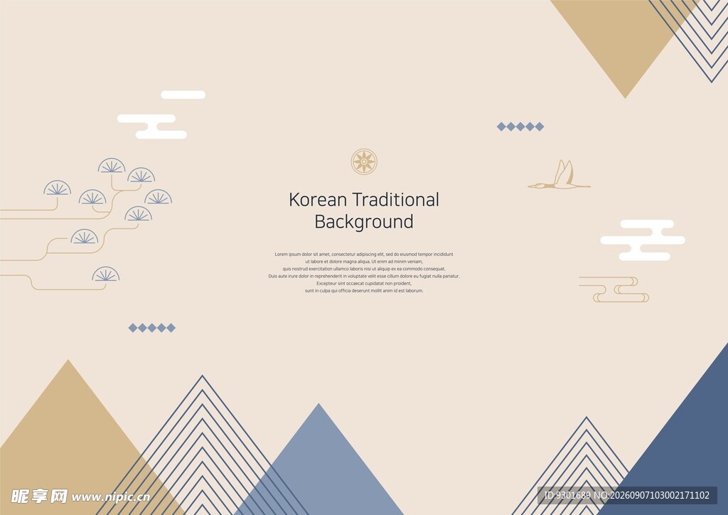 韩式国风背景