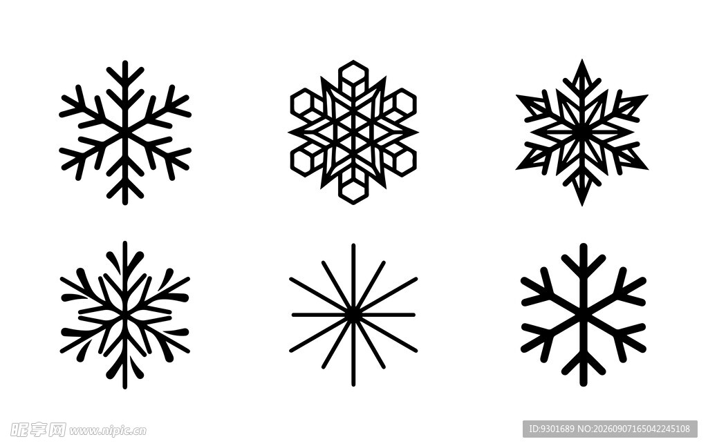 雪花图案合集