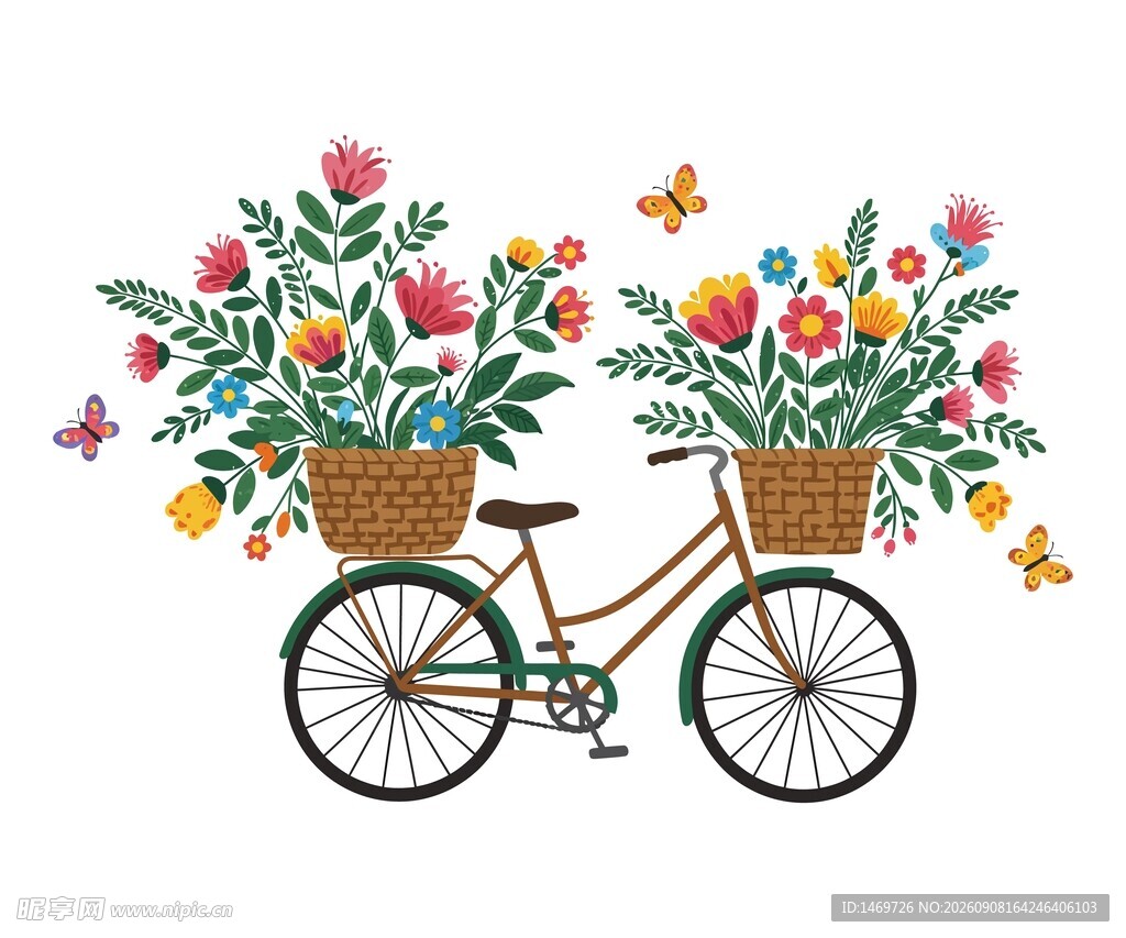 花车插画素材