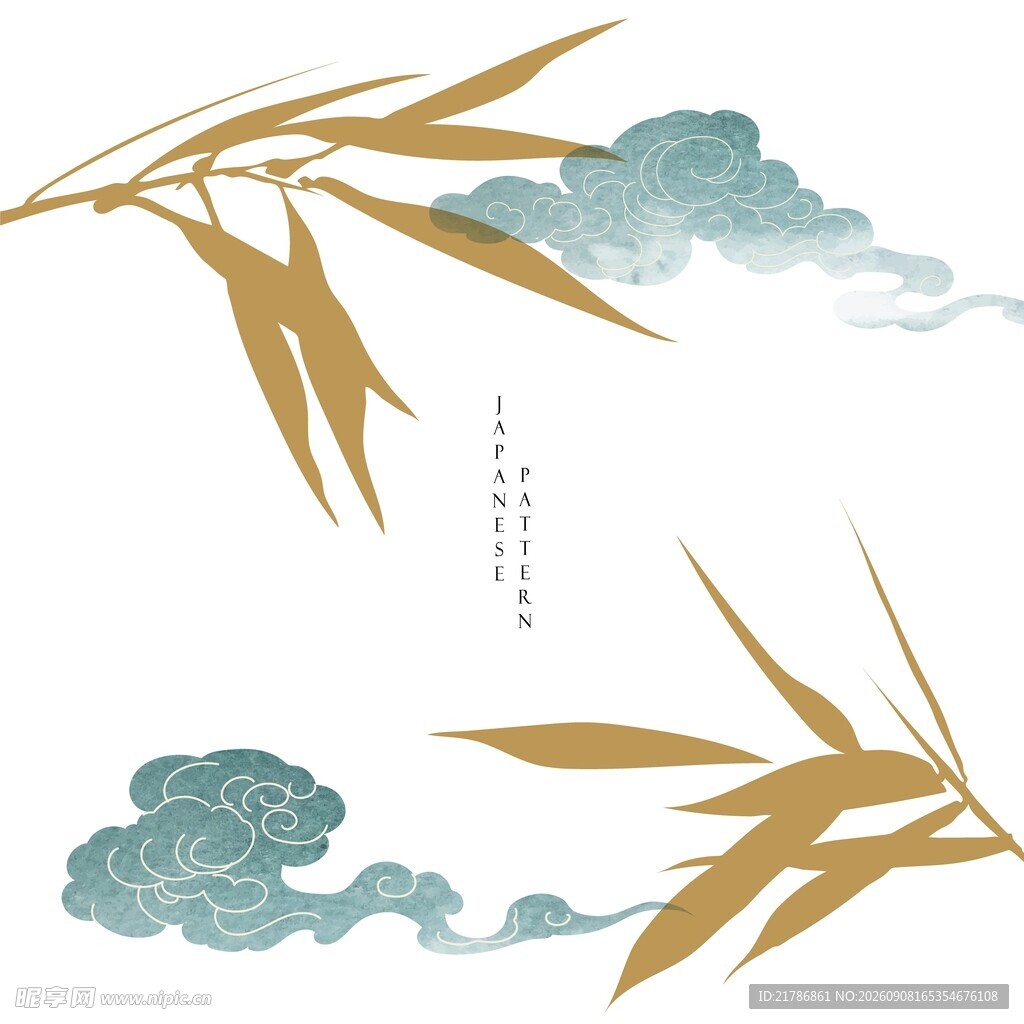 竹云国风素材