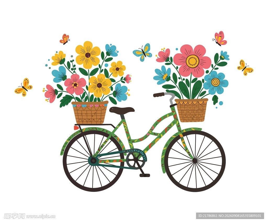 花车插画素材