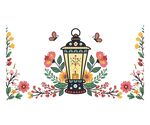 复古花灯装饰