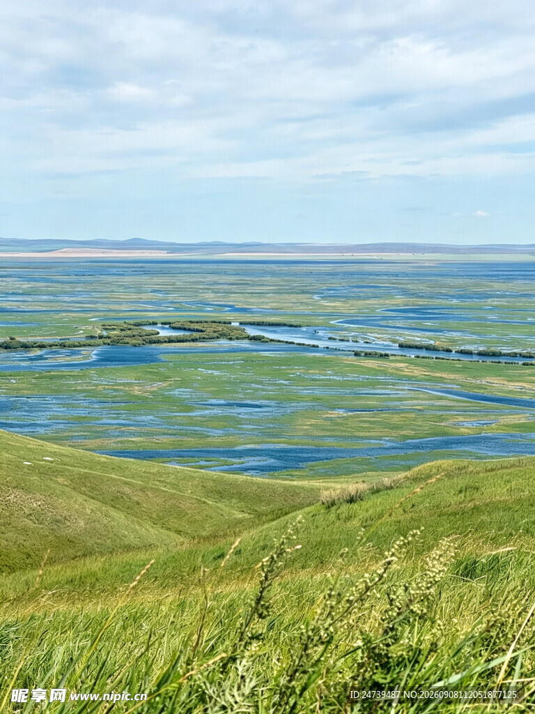 草原湿地风光美景