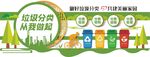 垃圾分类环保文明围挡墙绘文化墙