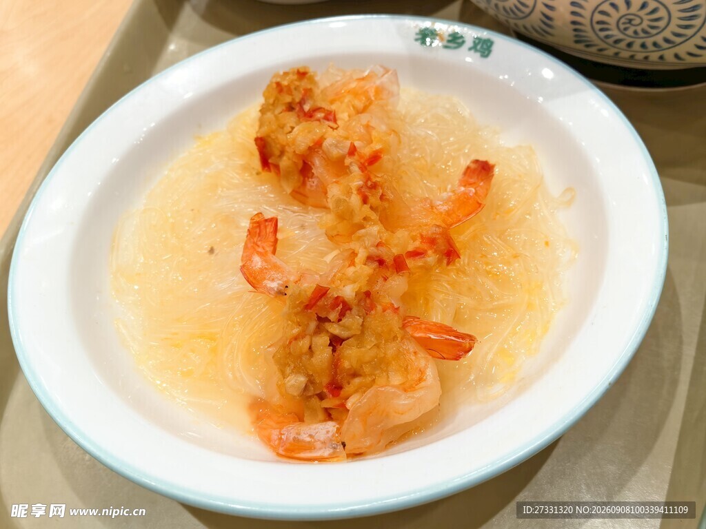 虾仁蒸蛋美食特写