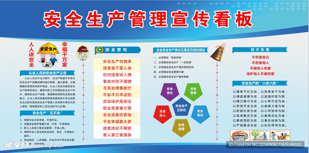 安全生产政策解读展板