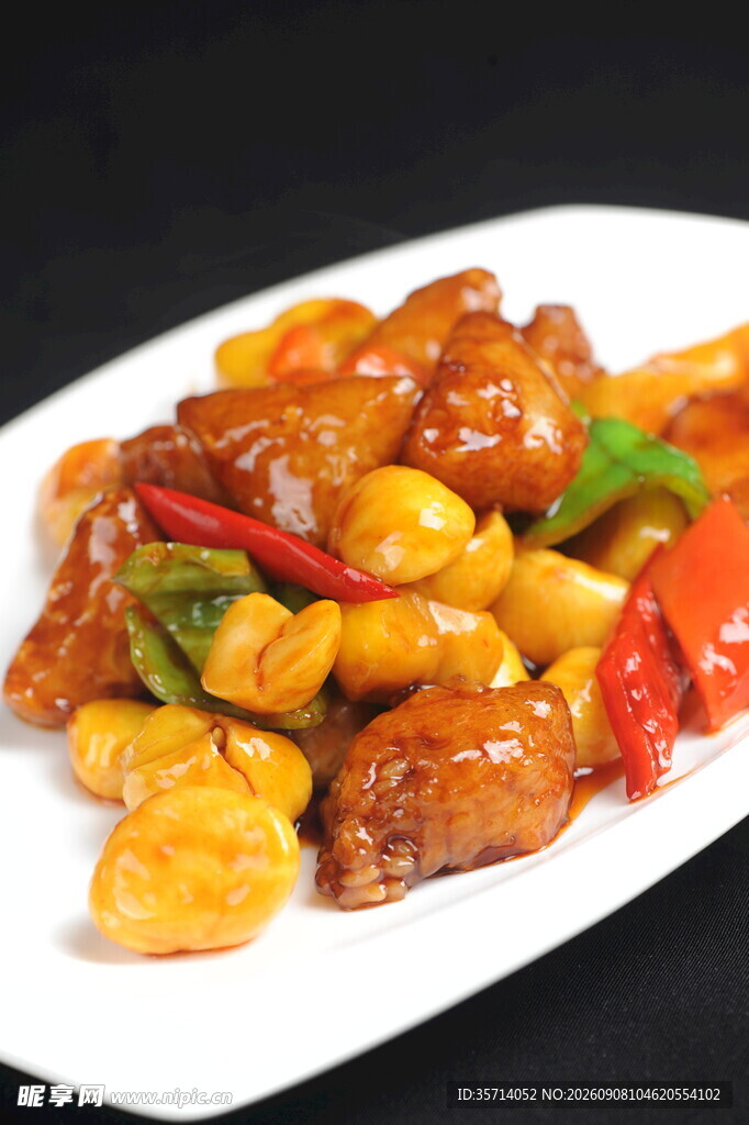 板栗炒迷你粽