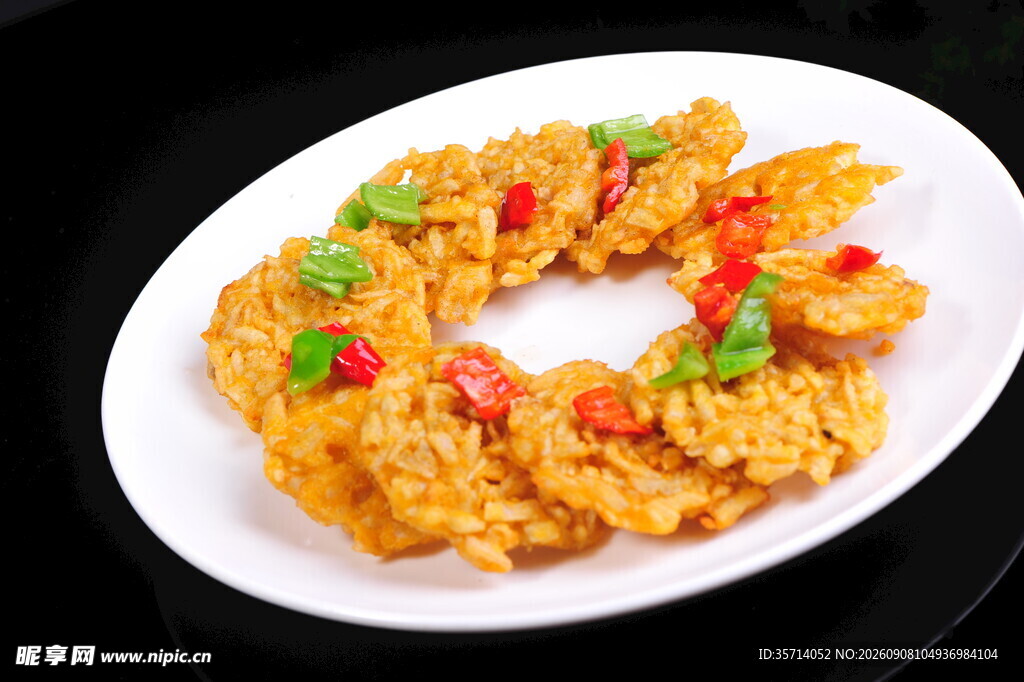 美味炸虾饼