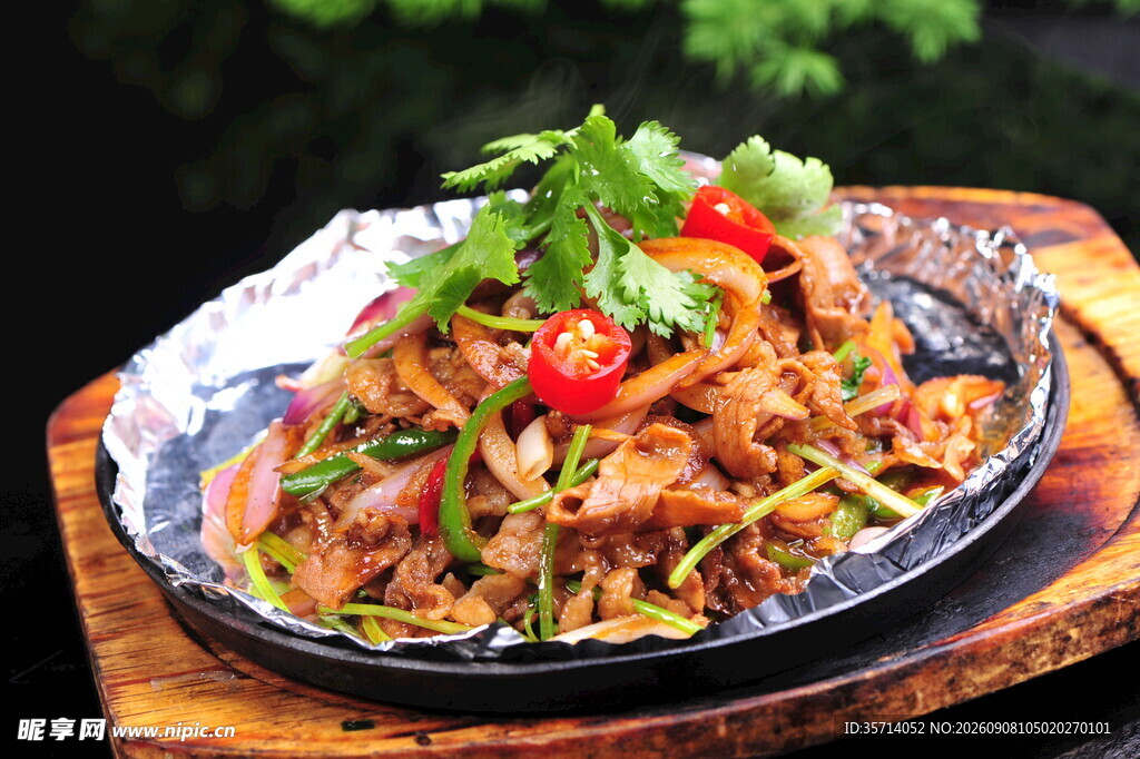铁板炒牛肉