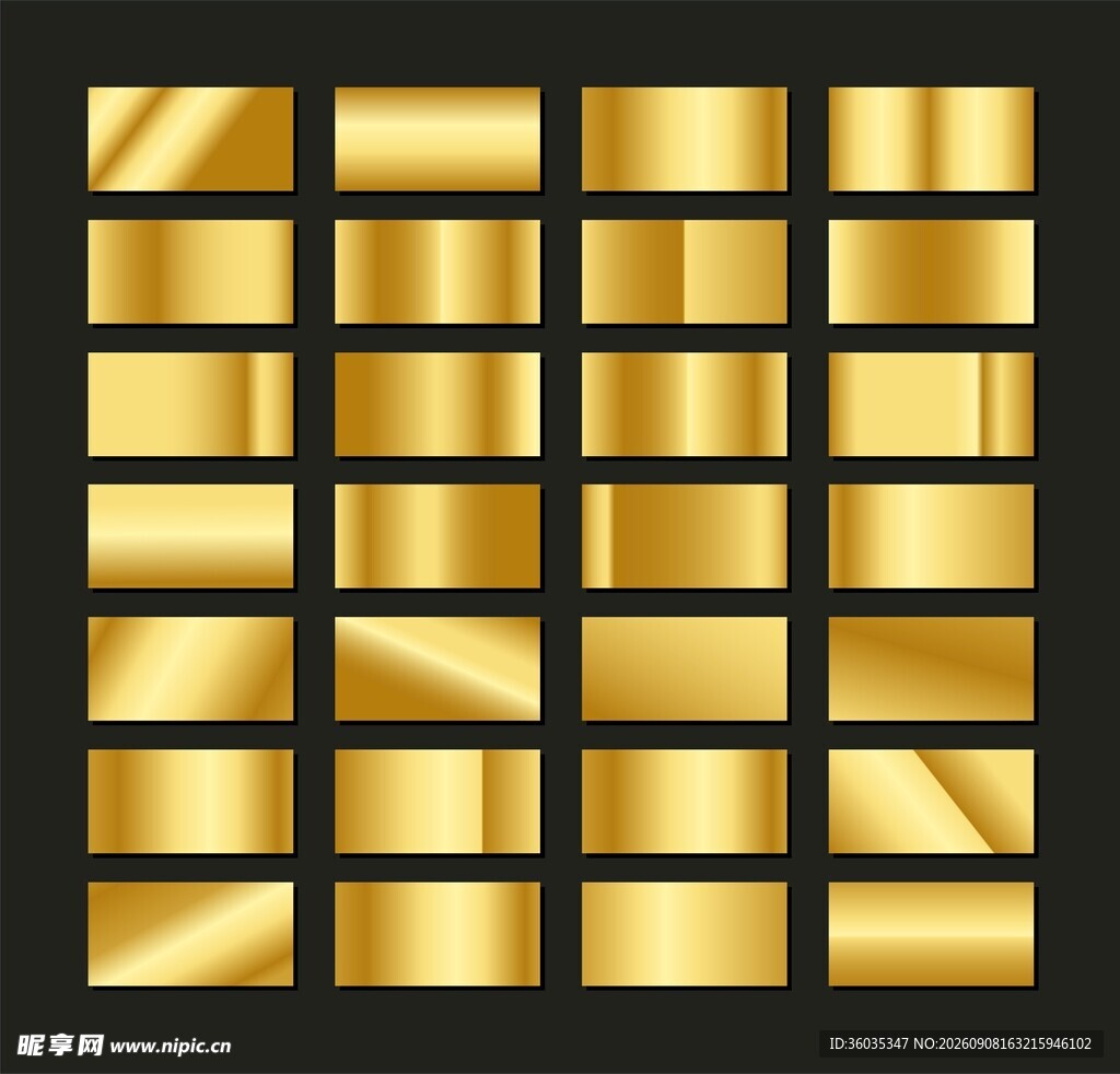 金色渐变素材