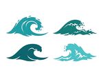 海浪图案合集