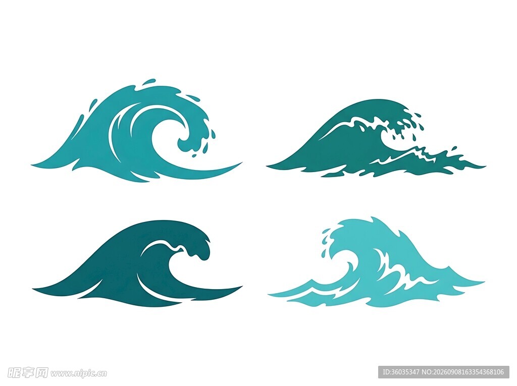 海浪图案合集
