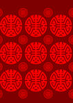 红色中式传统