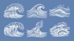 海浪纹样合集