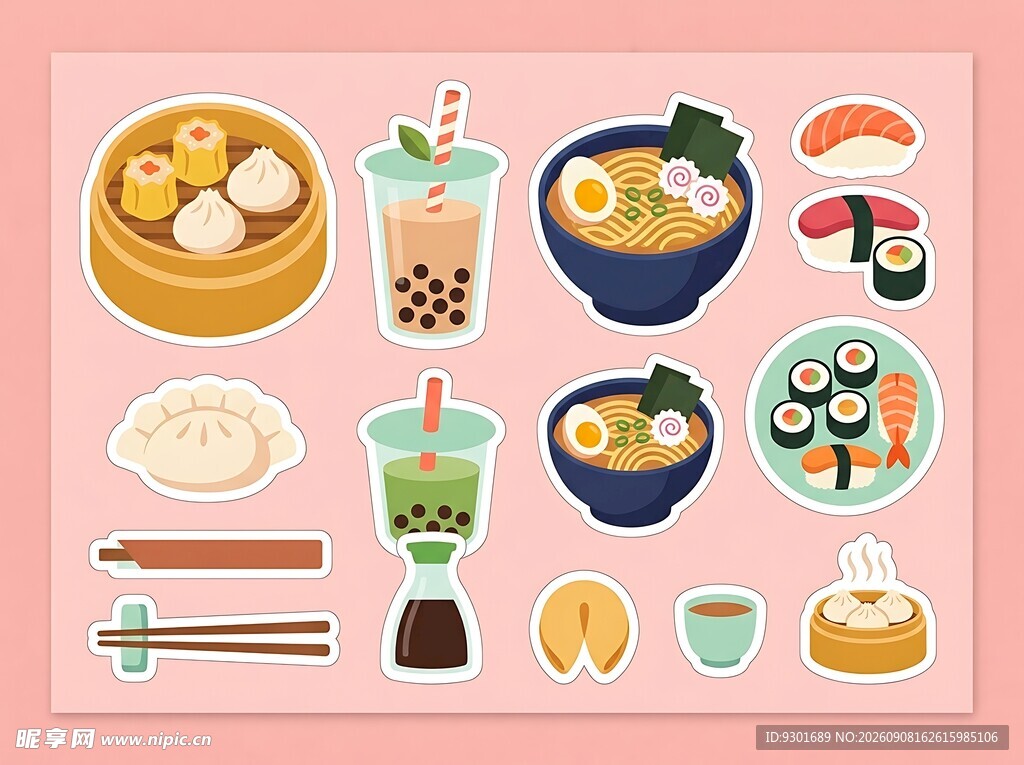美食贴纸合集