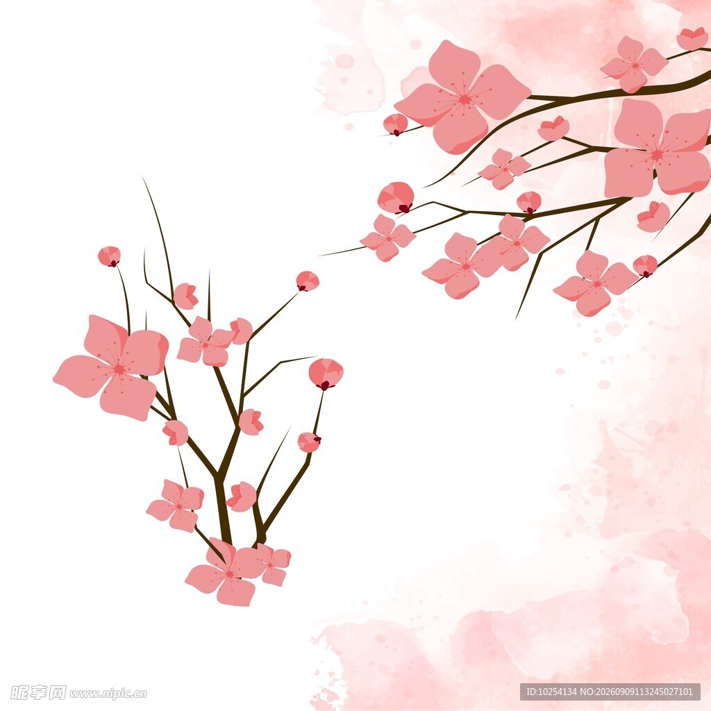 粉色樱花背景