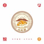 烘焙店标志原创设计