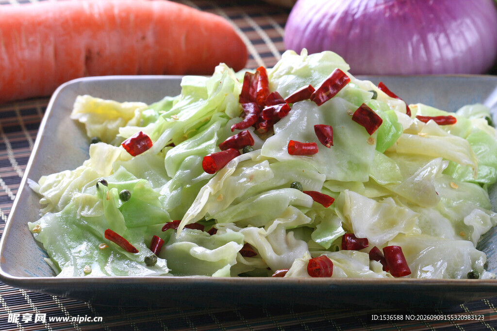 炝炒莲花白