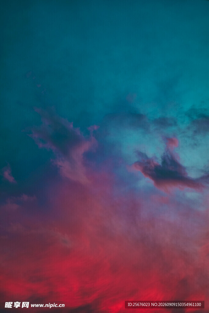 梦幻绚丽的天空色彩