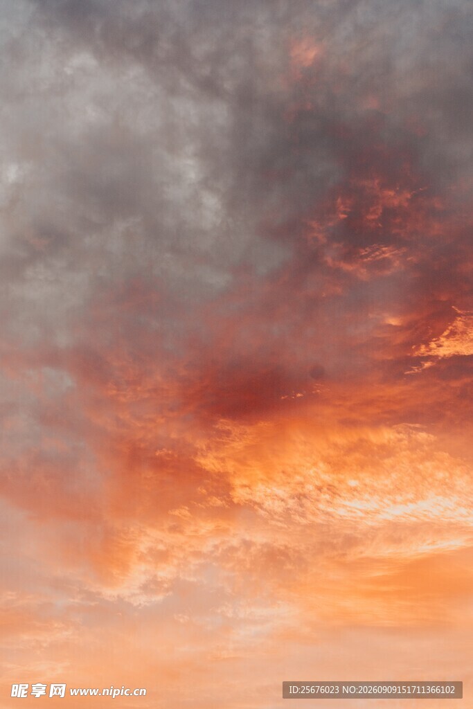 绚丽晚霞天空美景