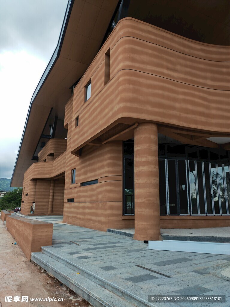 现代风格木质外观建筑