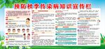 预防秋季传染病知识宣传栏
