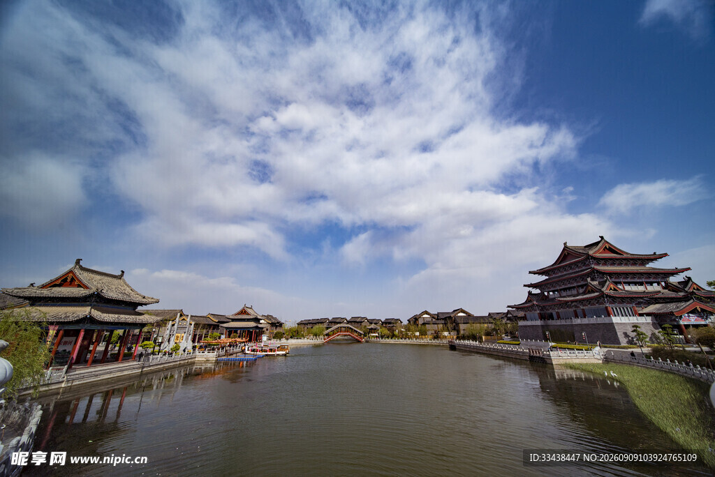 水乡古建筑风景如画
